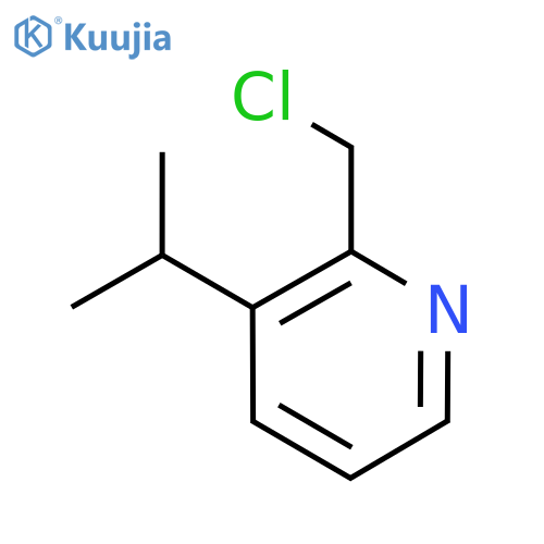 2-(chloromethyl)-3-(propan-2-yl)pyridine structure