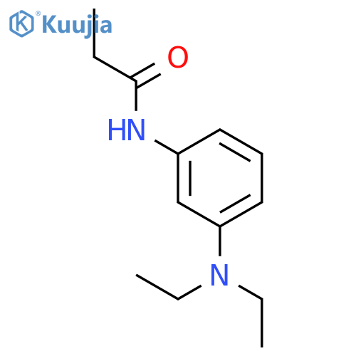 N-(3-(Diethylamino)phenyl)propionamide structure