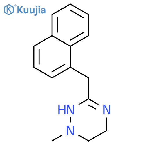 1,2,4-Triazine,1,2,5,6-tetrahydro-1-methyl-3-(1-naphthalenylmethyl)- structure