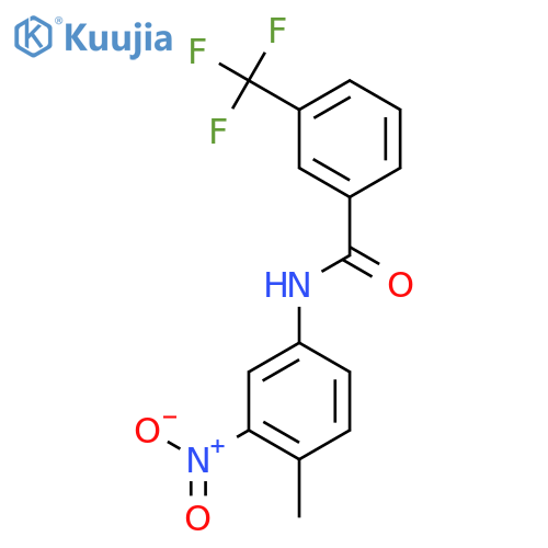 Benzamide, N-(4-methyl-3-nitrophenyl)-3-(trifluoromethyl)- structure