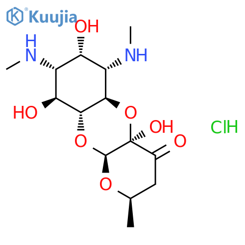 Spectinomycin dihydrochloride pentahydrate structure
