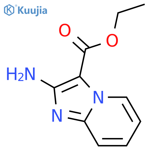 ethyl 2-aminoimidazo1,2-apyridine-3-carboxylate structure
