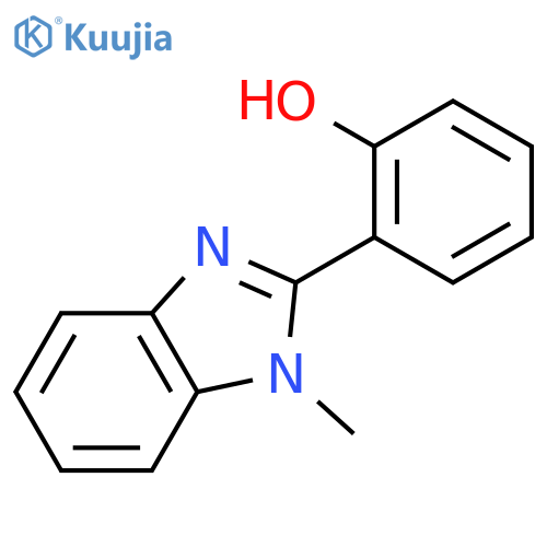Phenol,2-(1-methyl-1H-benzimidazol-2-yl)- structure