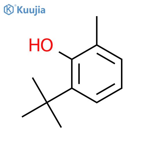 6-tert-Butyl-o-cresol structure