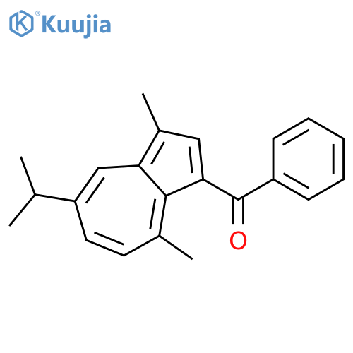 [3,8-Dimethyl-5-(1-methylethyl)-1-azulenyl]phenylmethanone structure