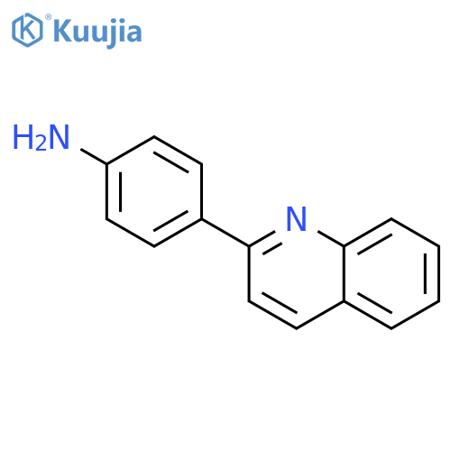 (4-Quinolin-2-ylphenyl)amine structure