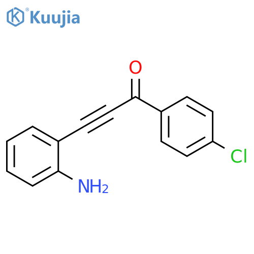 2-Propyn-1-one, 3-(2-aminophenyl)-1-(4-chlorophenyl)- structure