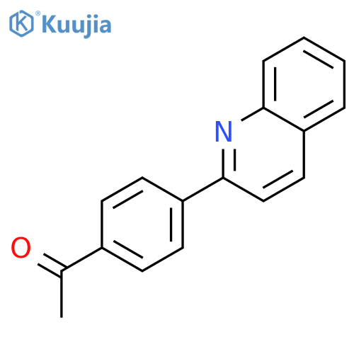 Ethanone, 1-[4-(2-quinolinyl)phenyl]- structure