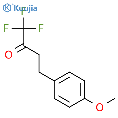 2-Butanone, 1,1,1-trifluoro-4-(4-methoxyphenyl)- structure