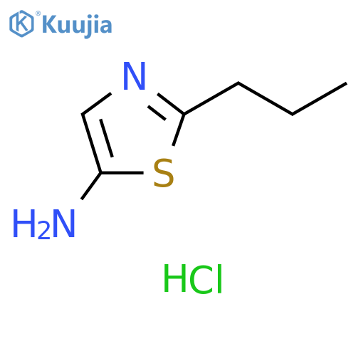 2-propyl-1,3-thiazol-5-amine dihydrochloride structure