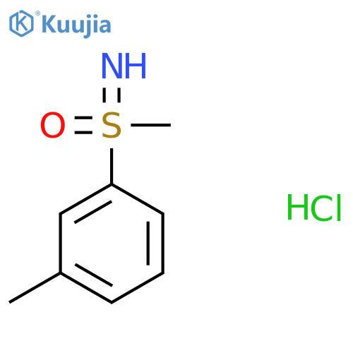 imino(methyl)(3-methylphenyl)-lambda6-sulfanone hydrochloride structure