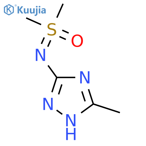 dimethyl(5-methyl-1H-1,2,4-triazol-3-yl)imino-lambda6-sulfanone structure