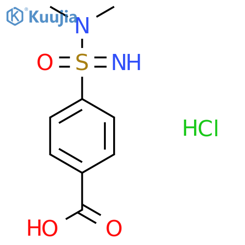 4-(dimethyl-S-aminosulfonimidoyl)benzoic acid hydrochloride structure