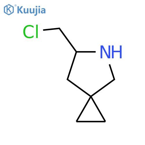 6-(chloromethyl)-5-azaspiro2.4heptane structure