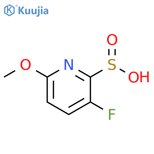 2-Pyridinesulfinic acid, 3-fluoro-6-methoxy- structure
