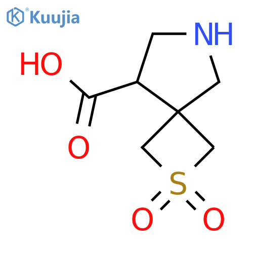 2,2-dioxo-2lambda6-thia-6-azaspiro3.4octane-8-carboxylic acid structure