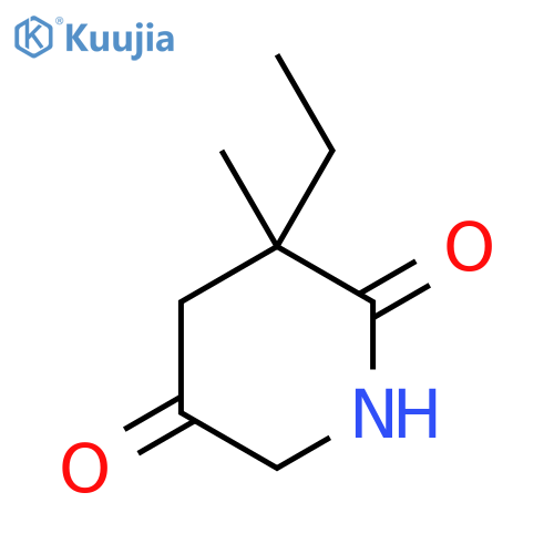 3-ethyl-3-methylpiperidine-2,5-dione structure