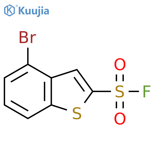 4-Bromo-1-benzothiophene-2-sulfonyl fluoride structure