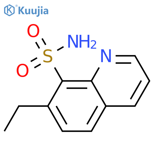 7-ethylquinoline-8-sulfonamide structure