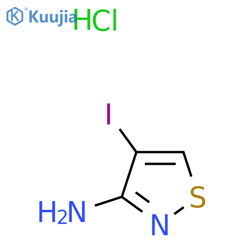 4-iodo-1,2-thiazol-3-amine hydrochloride structure