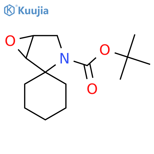 tert-butyl 6-oxa-3-azaspirobicyclo3.1.0hexane-2,1'-cyclohexane-3-carboxylate structure