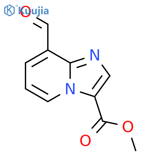methyl 8-formylimidazo1,2-apyridine-3-carboxylate structure