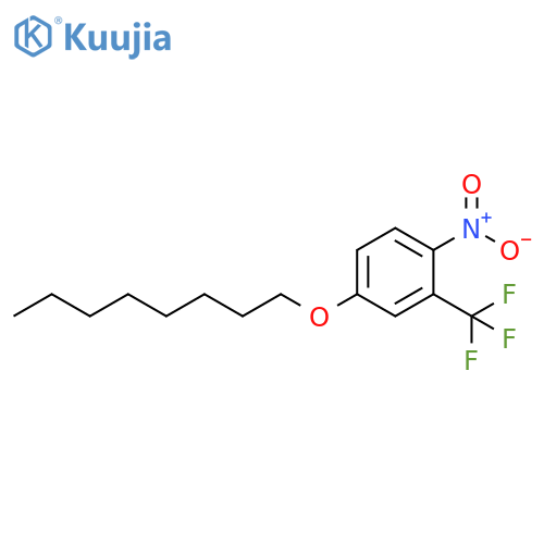 1-Nitro-4-(octyloxy)-2-(trifluoromethyl)benzene structure