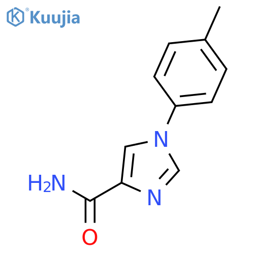 1-(4-methylphenyl)-1H-Imidazole-4-carboxamide structure
