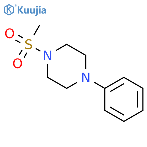 1-methylsulfonyl-4-phenylpiperazine structure