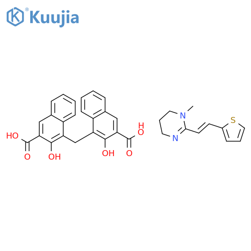 Pyrantel pamoate structure