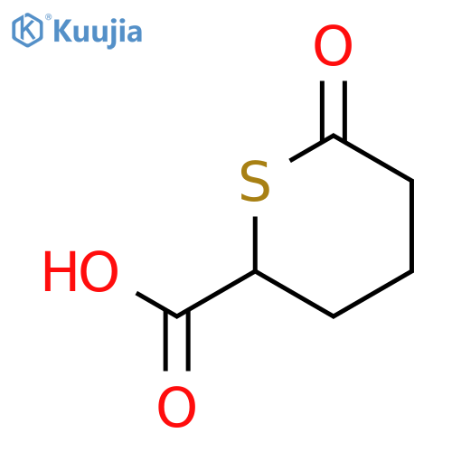 2H-Thiopyran-2-carboxylicacid, tetrahydro-6-oxo- structure