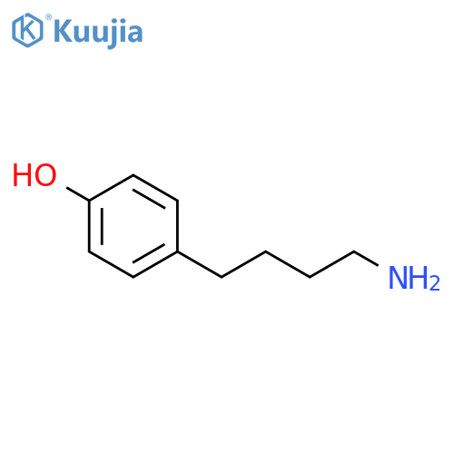 4-(4-aminobutyl)phenol structure