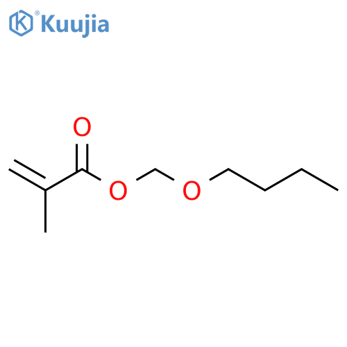 2-Propenoic acid, 2-methyl-, butoxymethyl ester structure