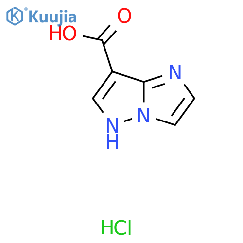 1H-pyrazolo1,5-aimidazole-7-carboxylic acid hydrochloride structure