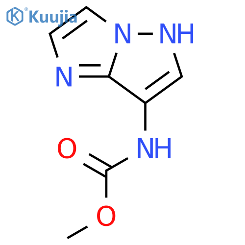 Carbamic acid,1H-imidazo[1,2-b]pyrazol-7-yl-, methyl ester (9CI) structure