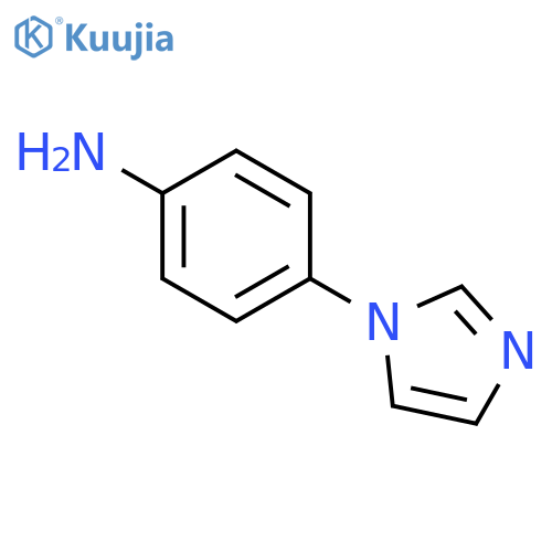 4-(1H-Imidazol-1-yl)aniline structure
