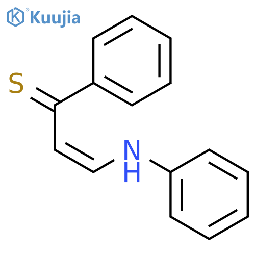 2-Propene-1-thione, 1-phenyl-3-(phenylamino)-, (Z)- structure
