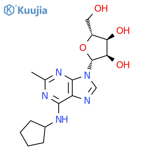 N-Cyclopentyl-2-methyladenosine structure