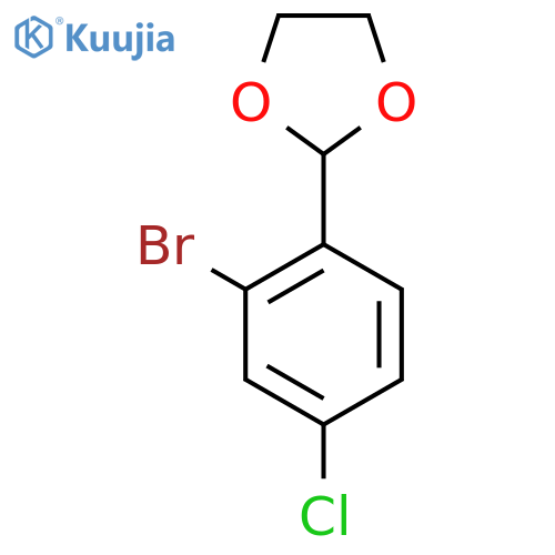2-(2-Bromo-4-chlorophenyl)-1,3-dioxolane structure