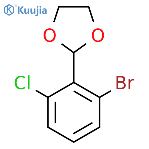 2-(2-Bromo-6-chlorophenyl)-1,3-dioxolane structure