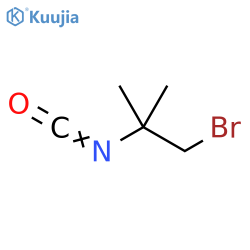 Propane, 1-bromo-2-isocyanato-2-methyl- structure