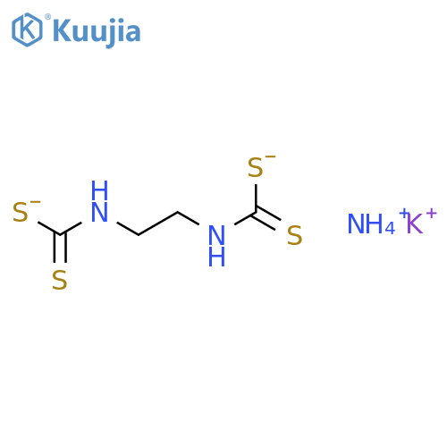 Carbamic acid,ethylenebis[dithio-, ammonium potassium salt (8CI) structure
