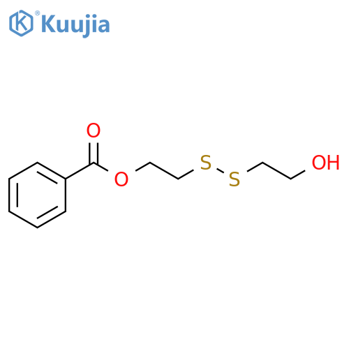 Ethanol, 2-[[2-(benzoyloxy)ethyl]dithio]- structure