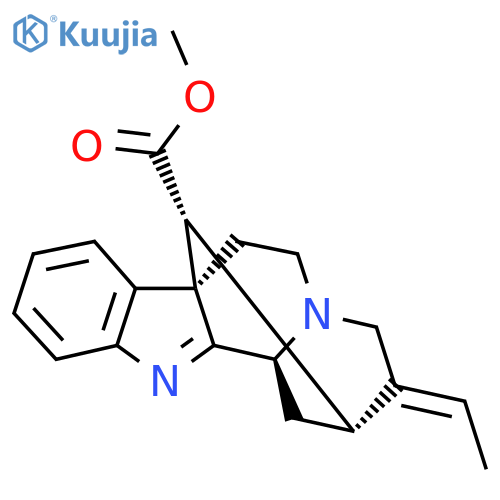 2H-2,7a-Methanoindolo[2,3-a]quinolizine-13-carboxylic acid, 3-ethylidene-1,3,4,6,7,12b-hexahydro-, methyl ester, (2R,3E,5S,7aR,12bS,13R)- structure
