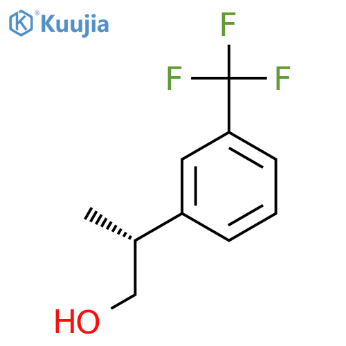 (2R)-2-[3-(Trifluoromethyl)phenyl]propan-1-ol structure