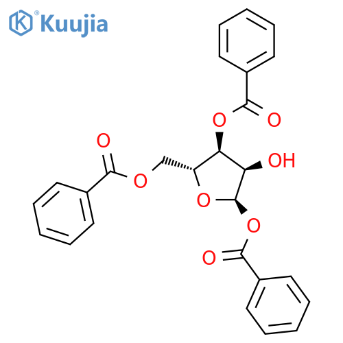 1,3,5-Tri-O-benzoyl-a-D-ribofuranose structure