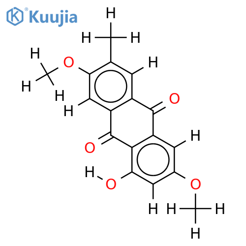 3,7-Di-Me ether-1,3,7-Trihydroxy-6-methylanthraquinone structure