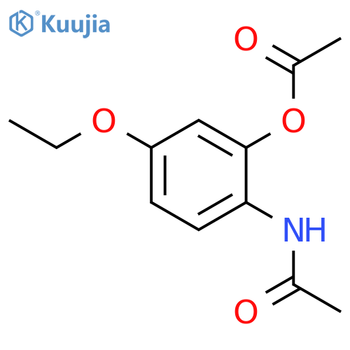 Acetamide,N-[2-(acetyloxy)-4-ethoxyphenyl]- structure