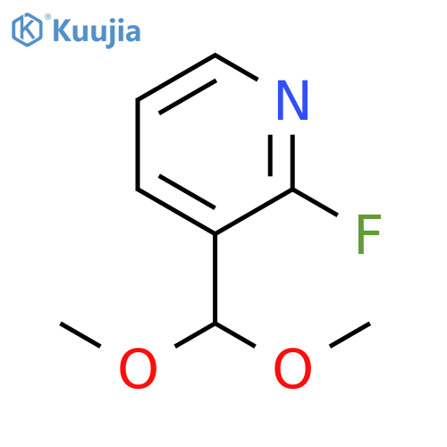 3-(Dimethoxymethyl)-2-fluoropyridine structure