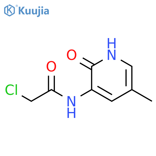 2-Chloro-N-(5-methyl-2-oxo-1H-pyridin-3-yl)acetamide structure